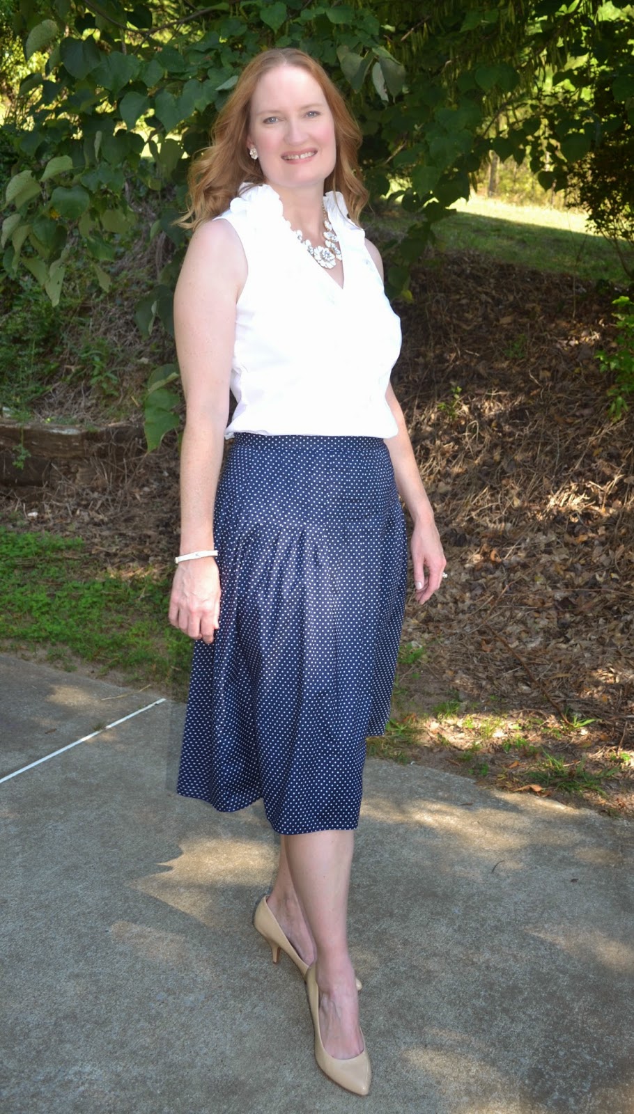 Polka Dot Midi