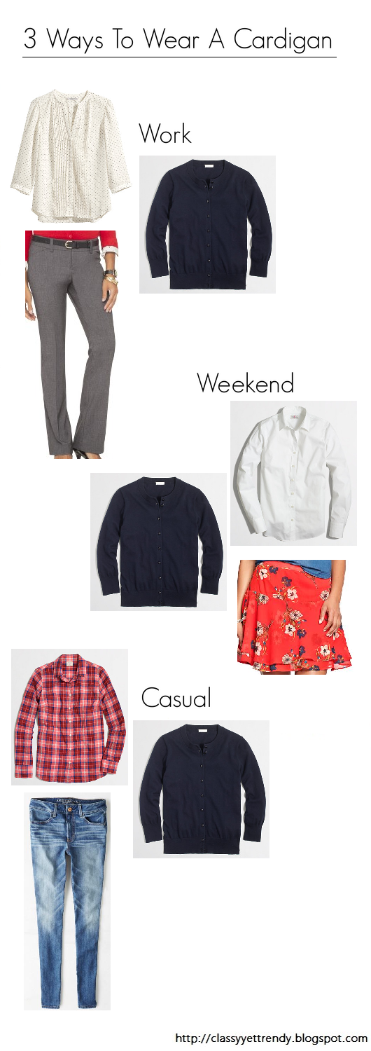 3 Ways To Wear A Cardigan