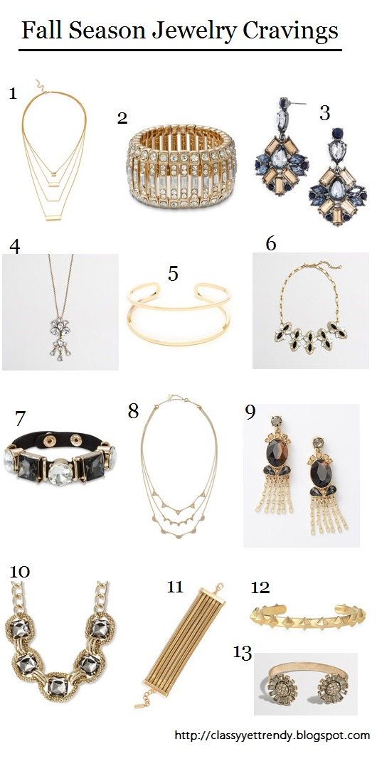 Fall Season Jewelry Cravings