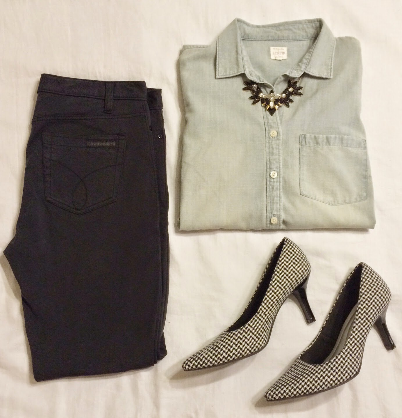 Chambray Shirt With Pants Remix