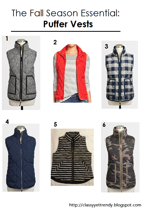 The Fall Season Essential: Puffer Vests