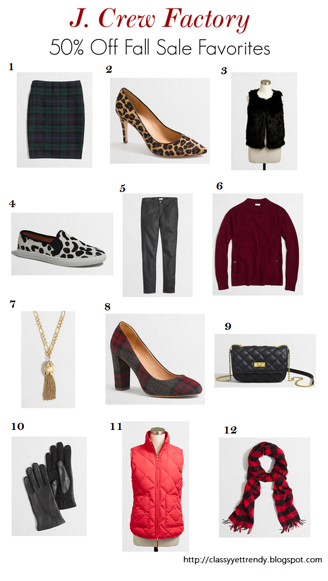 J. Crew Factory 50% Off Fall Sale Favorites