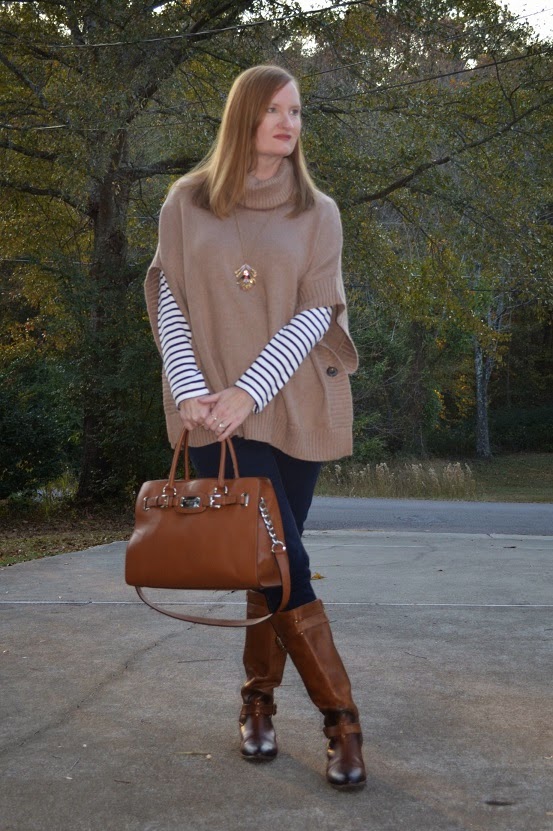 Confident Twosday Co-Host Linkup: Fall Trend – Sweater Poncho