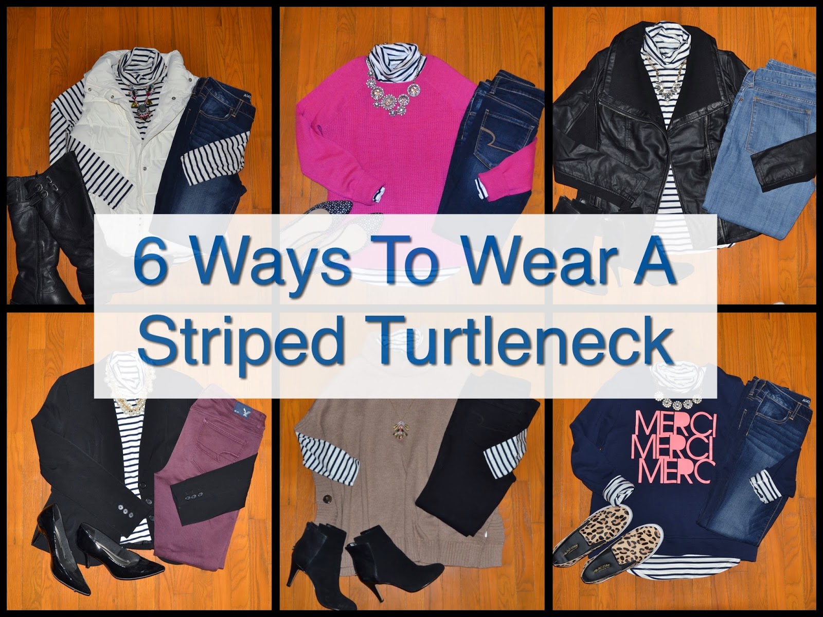 How To Wear: 6 Ways To Wear a Striped Turtleneck