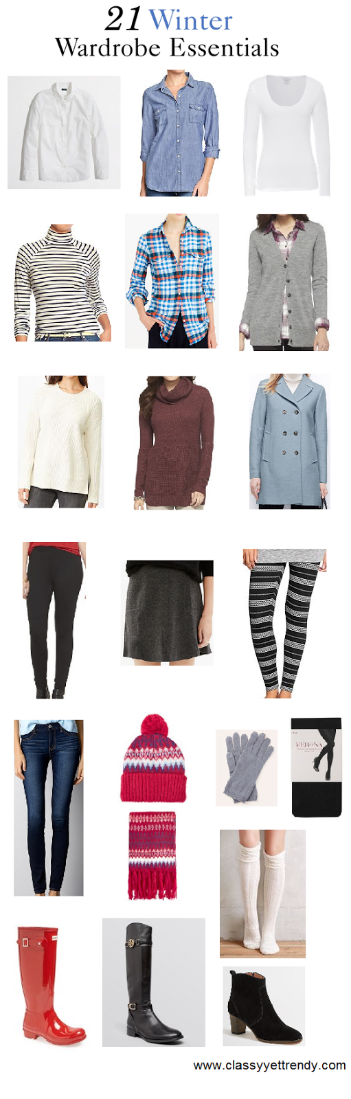 21 Winter Wardrobe Essentials