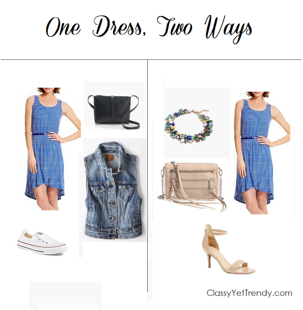 Trendy Wednesday Linkup #34: One Dress, Two Ways