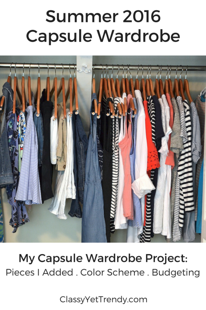 2016 Summer Capsule Wardrobe cover