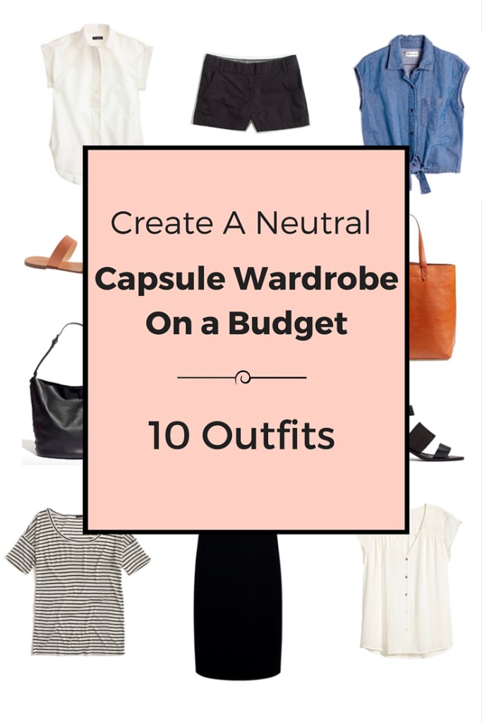 Create A Neutral Capsule Wardrobe On a Budget