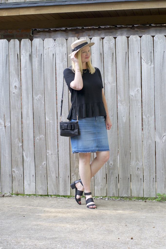 Ruffles and Frayed Denim 1