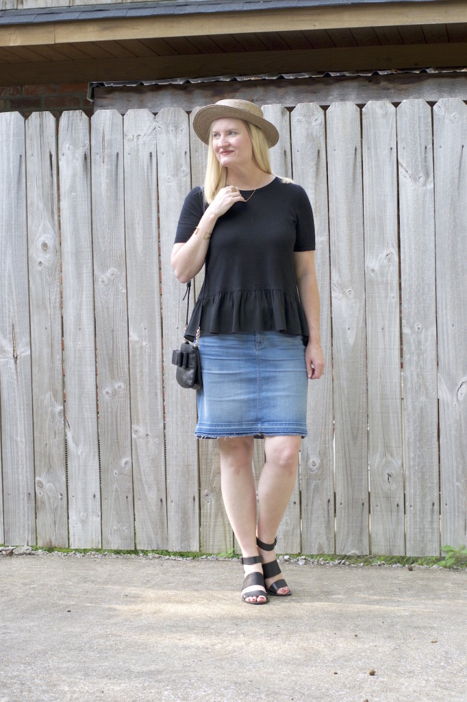 Ruffles and Frayed Denim 2