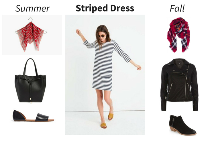 Wear Now, Wear Later - Striped Dress outfit 1
