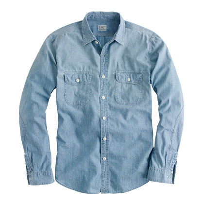 TOP - chambray shirt