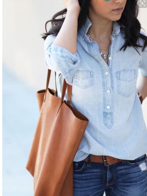 chambray shirt 1
