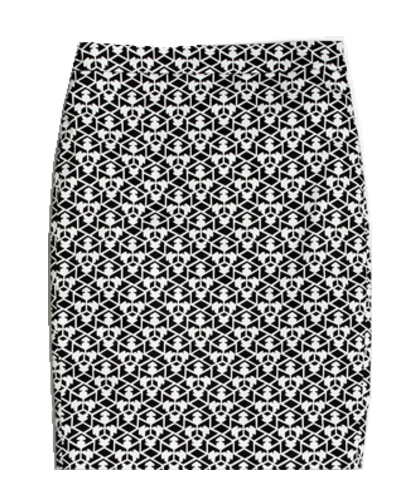 bottom-black-print-skirt