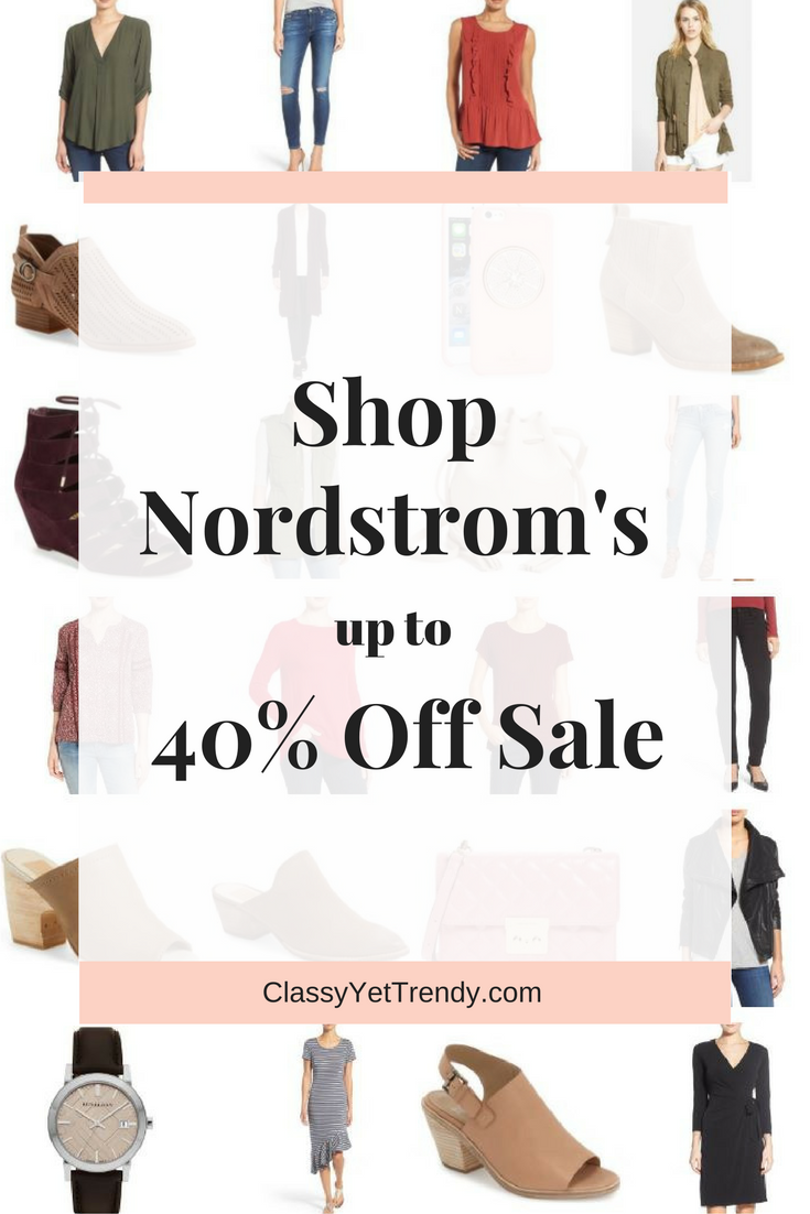 Shop Nordstrom’s up to 40% Off Sale