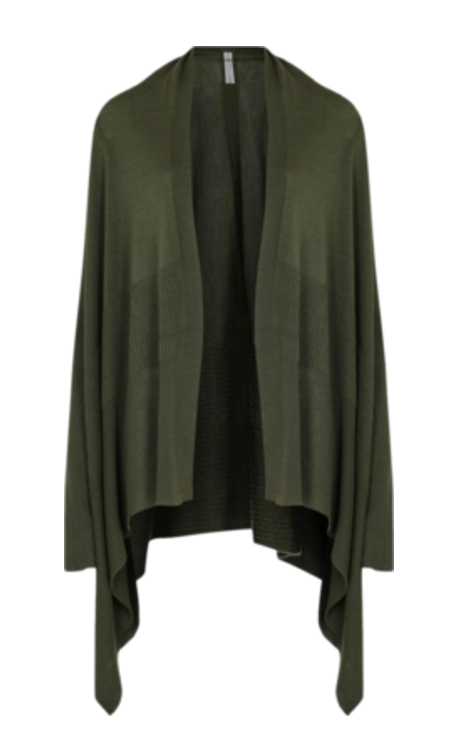 top-olive-cardigan