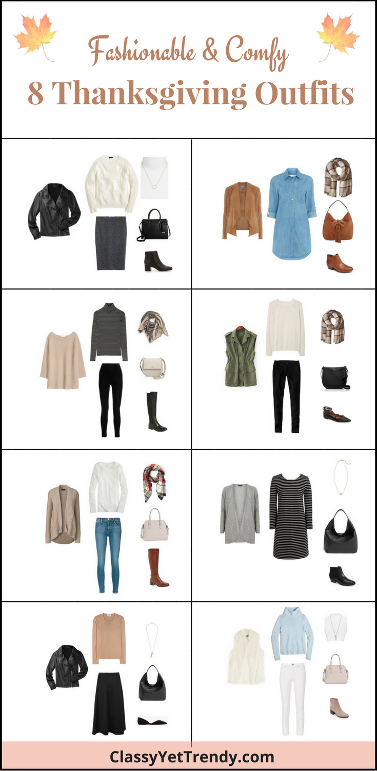 8 Fashionable & Comfy Thanksgiving Outfits