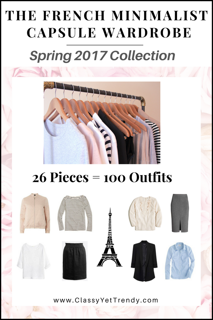 The French Minimalist Capsule Wardrobe - Spring 2017 e-Book
