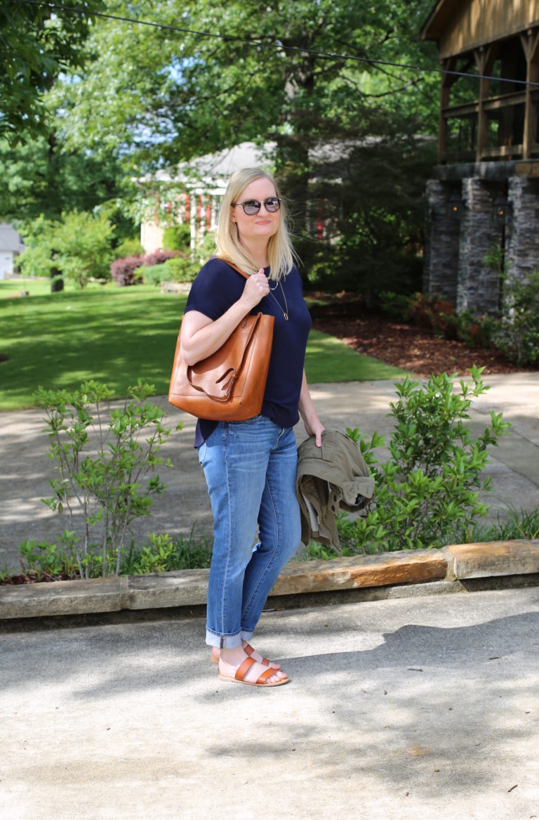 Navy and Cognac Brown (Trendy Wednesday #122)