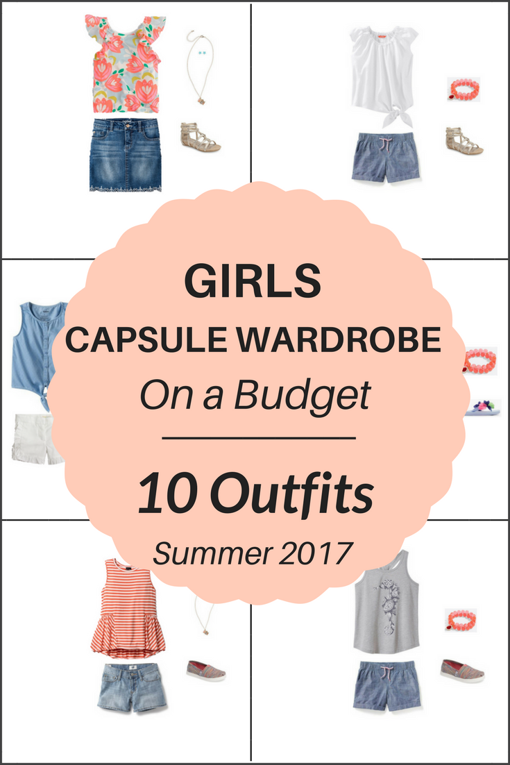 Create a Girl’s Capsule Wardrobe On a Budget: 10 Summer Outfits