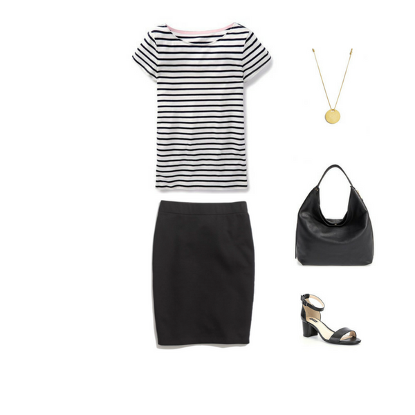 How To Wear a Striped Tee - Outfit #7