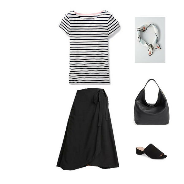 How To Wear a Striped Tee - Outfit #1