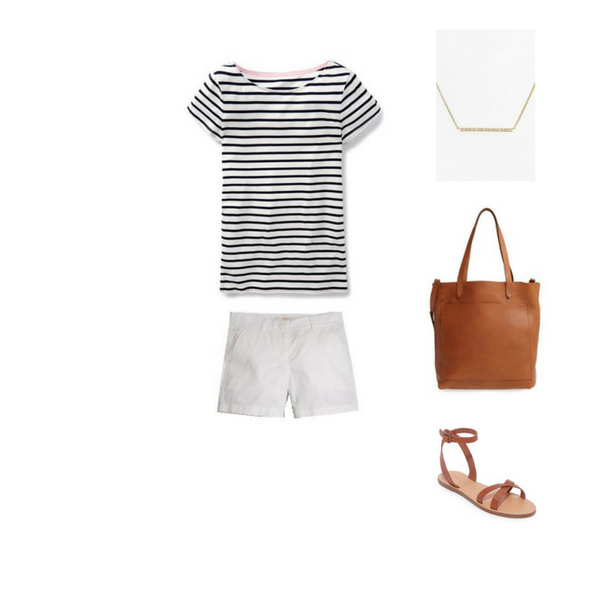 How To Wear a Striped Tee - Outfit #4