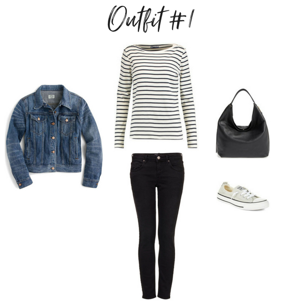 How To Create Outfits With a Core Closet - Outfit #1