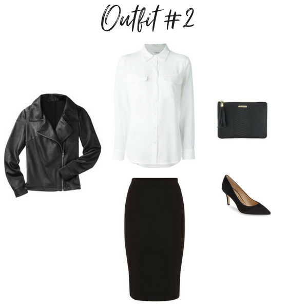 How To Create Outfits With a Core Closet - Outfit #2