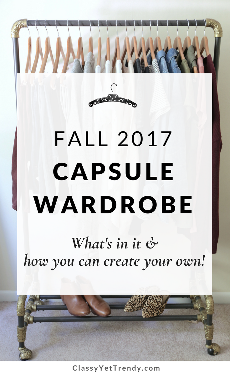 My Capsule Wardrobe: Fall 2017