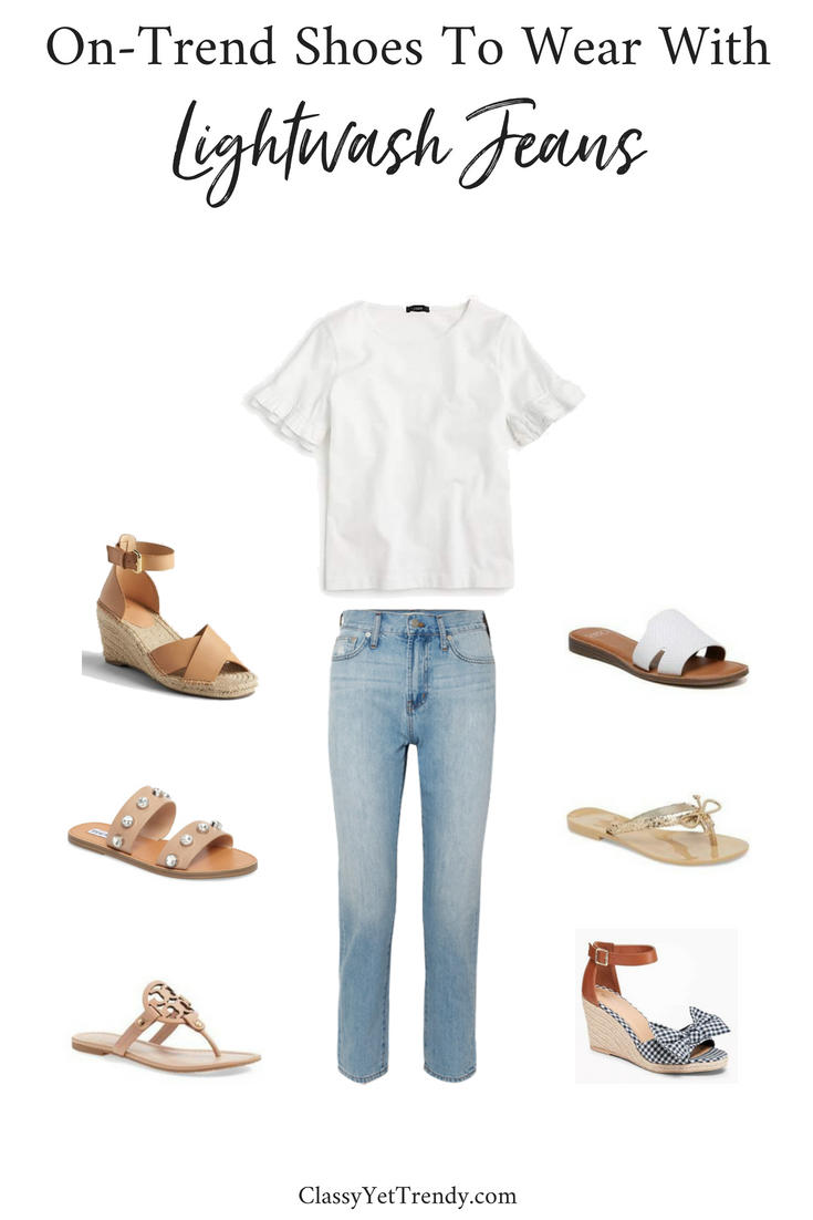 On-Trend Shoes To Wear With Lightwash Jeans