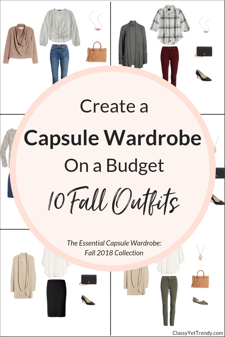 Create a Capsule Wardrobe On a Budget: 10 Fall Outfits