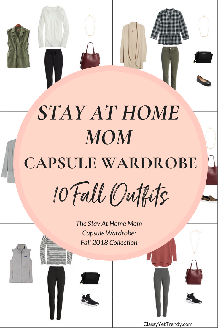 Stay At Home Mom Capsule Wardrobe Fall 2018 Preview + 10 Outfits