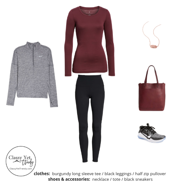 Athleisure Capsule Wardrobe - Winter 2018-2019 - Outfit 31