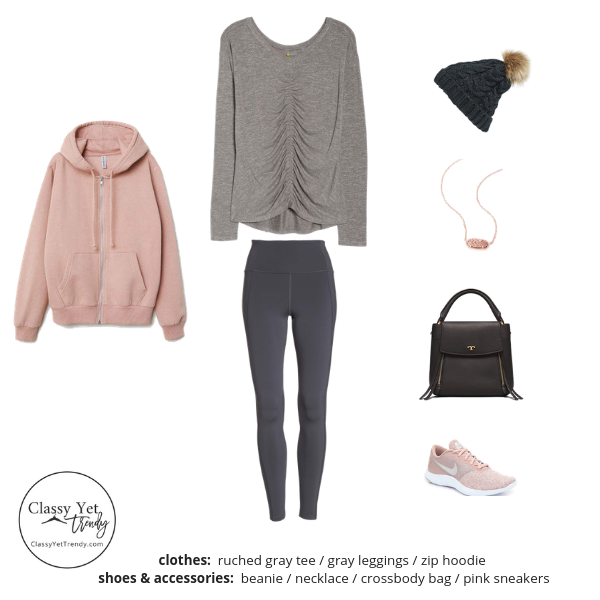 Athleisure Capsule Wardrobe - Winter 2018-2019 - Outfit 48