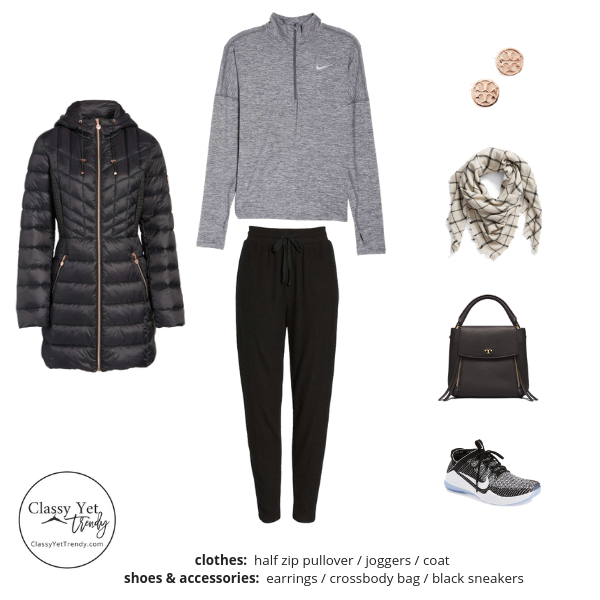 Athleisure Capsule Wardrobe - Winter 2018-2019 - Outfit 63