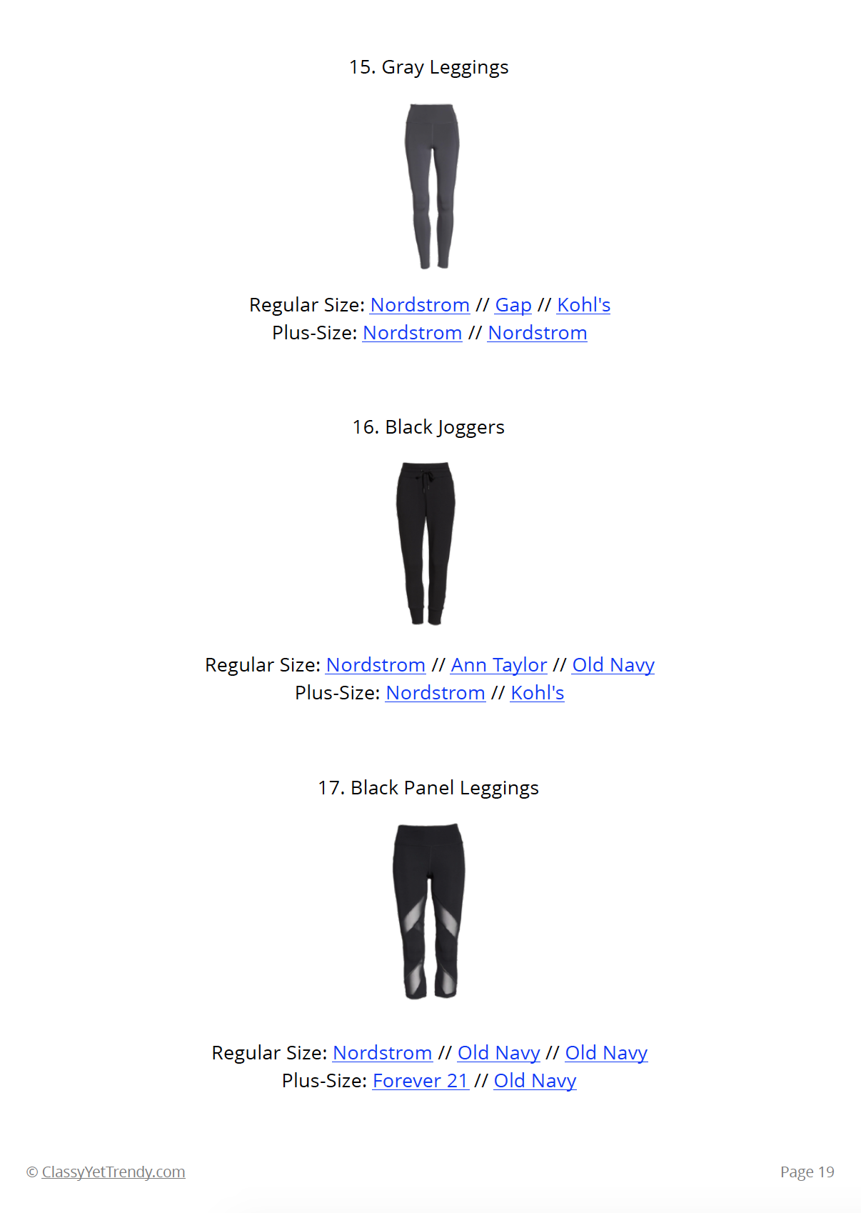 Athleisure Capsule Wardrobe - Winter 2018-2019 - page 19