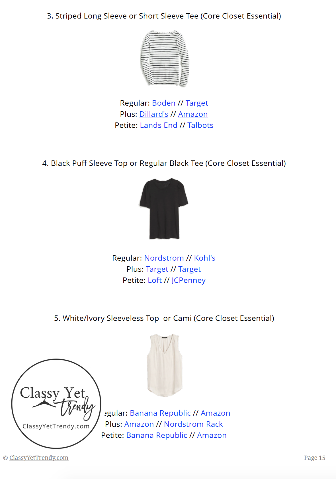 French Minimalist Capsule Wardrobe Fall 2019 - page15