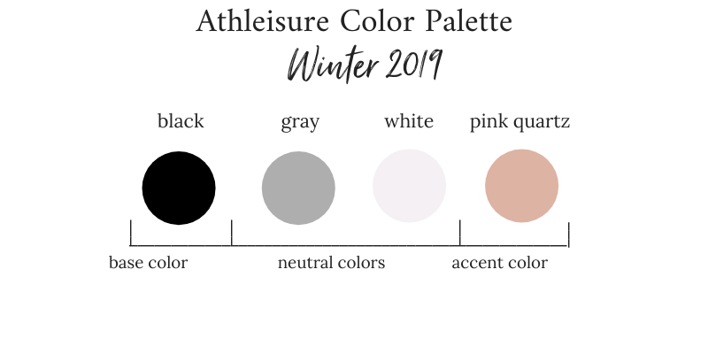 Athleisure Winter 2019 Color Palette