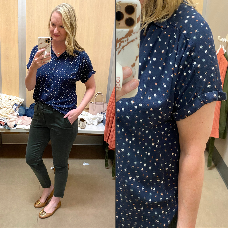 Target-Dressing-Room-Try-On-Feb-2020-navy-shirt-jeans
