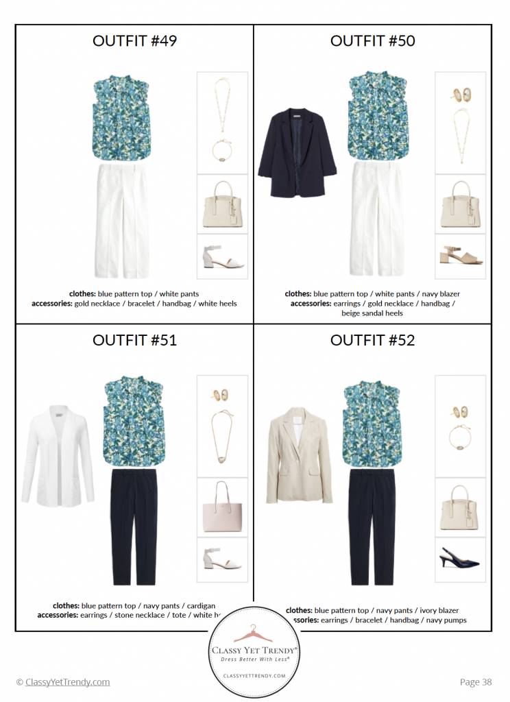 Workwear Capsule Wardrobe - Summer 2020 - pg 38