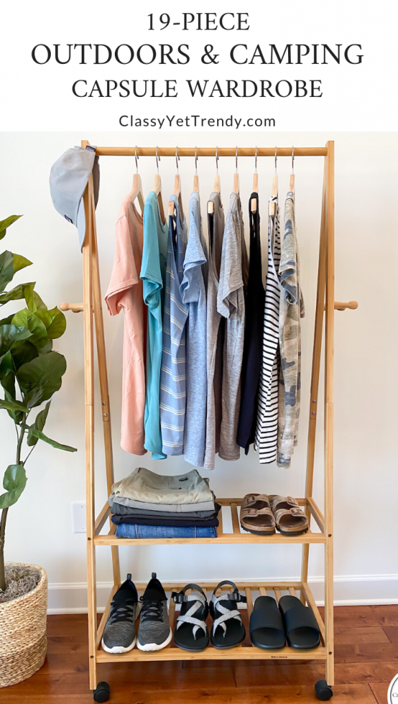 My-19-Piece-Summer-2020-Outdoors-Camping-Capsule-Wardrobe-clothes-rack