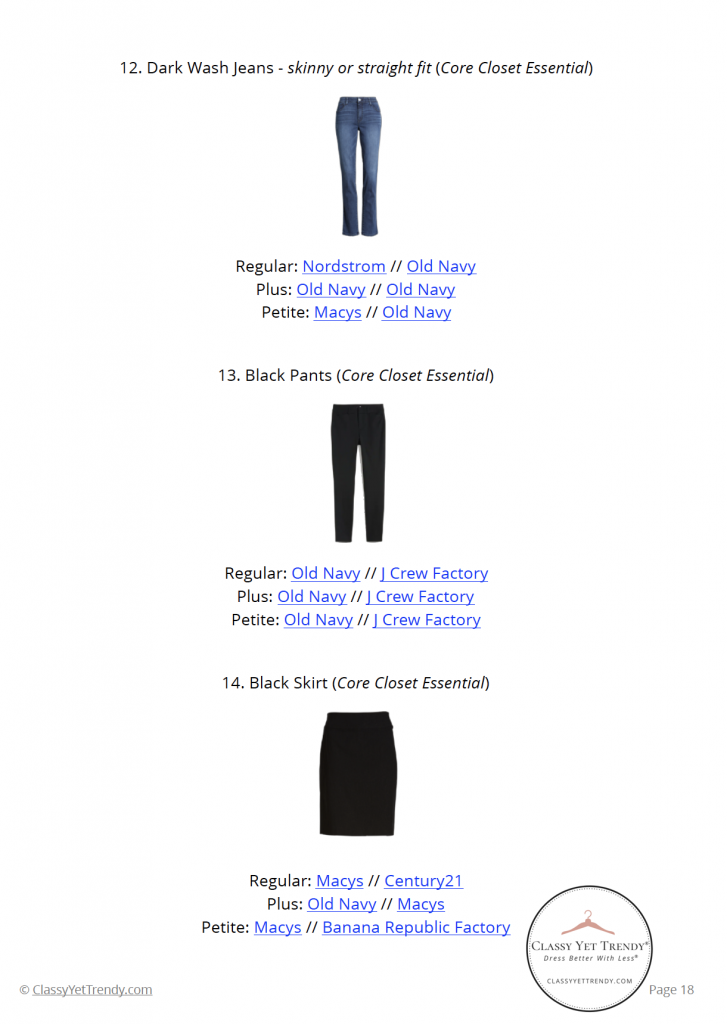 Essential Capsule Wardrobe Fall 2020 - pg18