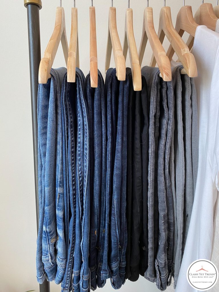 My Fall 2020 Neutral Capsule Wardrobe - clothes rack bottoms