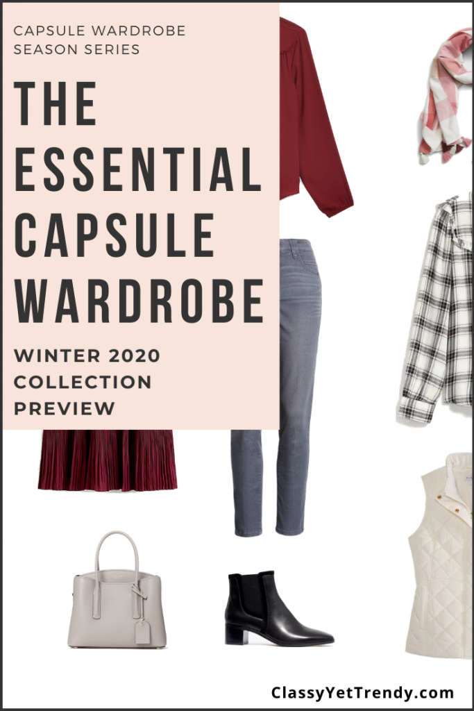 Essential Capsule Wardrobe Winter 2020 Sneak Peek