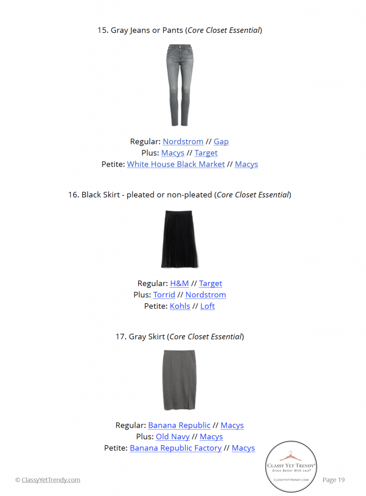 French Minimalist Capsule Wardrobe Winter 2020 - pg 19
