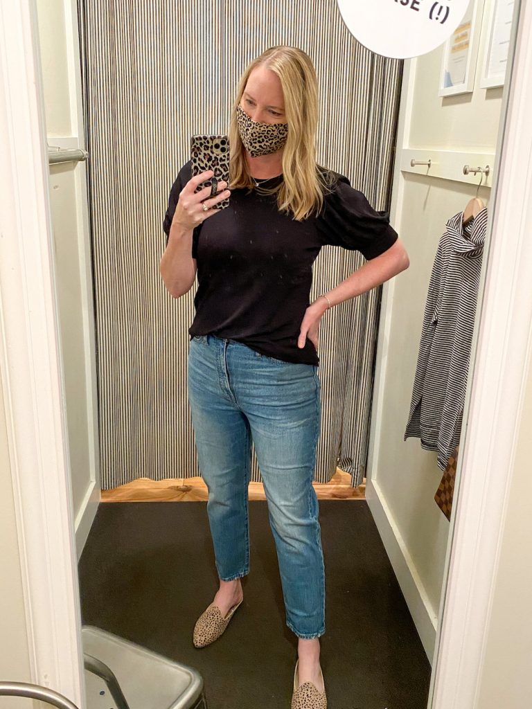 Madewell Saks Express Abercrombie Try-on Session - Vintage Straight Jeans