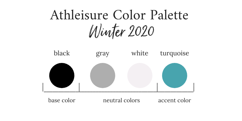 Athleisure Winter 2020 Color Palette