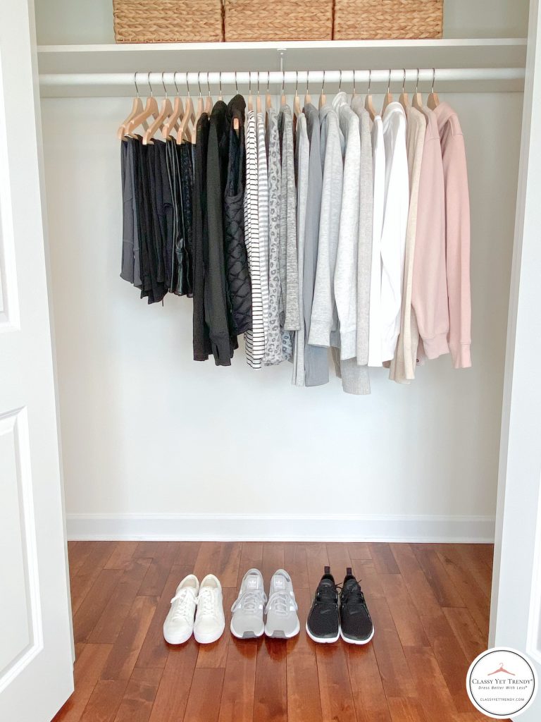 26 Piece Winter 2020 Athleisure Capsule Wardrobe - closet