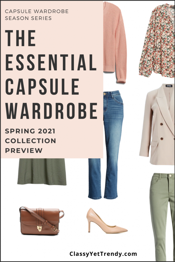 Essential Spring 2021 Capsule Wardrobe Sneak Peek